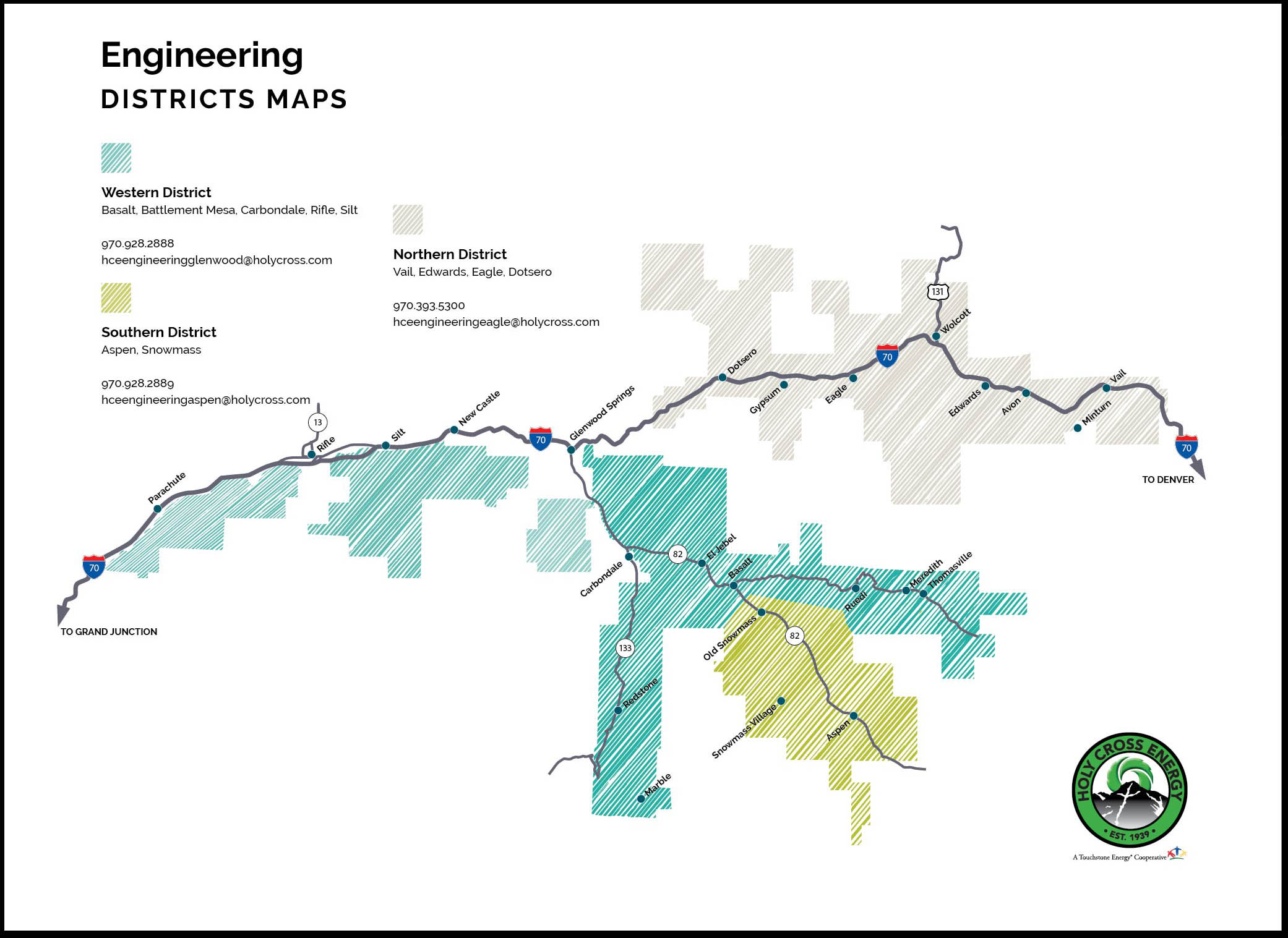 engineering district map