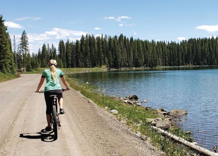 biking